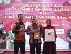 Kapolres Lhokseumawe Hadiri Peusijuk dan Pisah Sambut Dandim 0103/Aceh Utara, Tegaskan Komitmen Perkuat Sinergitas TNI-Polri