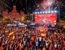 Euforia Mendunia Sambut Gelar Juara Piala Dunia 2026, Spanyol Berselimut Merah-Kuning