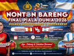 Polres Lhokseumawe Gelar Nonton Bareng Final Piala Dunia 2026, Pererat Kebersamaan Bersama Masyarakat