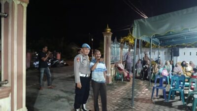Patroli Malam Polsek Kuta Makmur Sasar Permukiman, Antisipasi Gangguan Kamtibmas