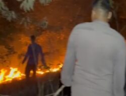 Kebakaran Lahan Kembali Terjadi, Polsek Muara Dua Imbau Warga Tidak Membakar Sampah Sembarangan Saat Musim Kemarau