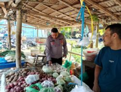 Polsek Samudera Pastikan Stok Sembako Aman, Monitoring Ketersediaan Kebutuhan Pokok Terus Dilakukan