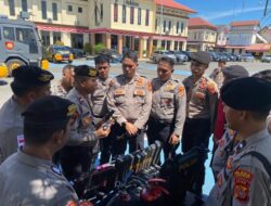 Dit Samapta Polda Aceh Supervisi Polres Lhokseumawe, Perkuat Kesiapsiagaan Personel Hadapi Situasi Kontinjensi