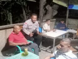 Patroli Malam Polsek Samudera Sasar Titik Rawan dan Lokasi Berkumpul Pemuda, Cegah Gangguan Kamtibmas