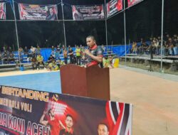 Kapolres Lhokseumawe Buka Turnamen Voli Semi Open Piala Ketua KONI Aceh 2026, Perkuat Semangat Sportivitas dan Persatuan