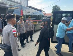 Kapolres Lhokseumawe Pimpin Pengamanan Pemindahan 459 Narapidana ke Lapas Baru