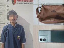 Polsek Banda Sakti Amankan Terduga Pelaku Pencurian Tas Milik Pengunjung Pondok Al-Fatih