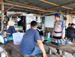 Polairud Polres Lhokseumawe Sambangi Nelayan di PPI Pusong Lama, Ingatkan Waspada Cuaca dan Jaga Kebersihan Lingkungan