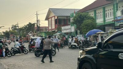 Kapolsek Banda Sakti : Strong Point Pagi Wujudkan Lalu Lintas Aman dan Nyaman bagi Masyarakat