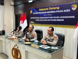 Polres Lhokseumawe Terima Asistensi Produk Perencanaan dari Rorena Polda Aceh