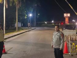 Patroli Malam Polsek Muara Satu Perkuat Harkamtibmas, Warga dan Objek Vital Dipantau
