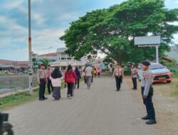 Sat Pamobvit Polres Lhokseumawe Amankan Car Free Day di Waduk Pusong