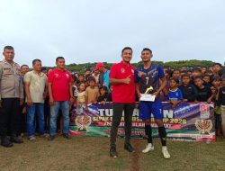 Kapolsek Blang Mangat Hadiri Penutupan Muspika Cup, Jambo Timu Raih Gelar Juara HUT RI ke-81