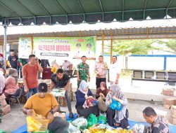 Polsek Muara Dua Kawal Operasi Pasar Murah, Warga Dapat Bahan Pokok dengan Harga Terjangkau