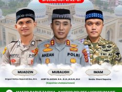 Kapolres Lhokseumawe Isi Tausiah SMS Subuh di Masjid Babut Taqwa