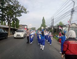 Polisi Amankan Pawai Karnaval HUT RI ke-81 di Kecamatan Samudera