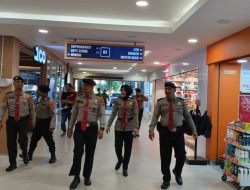 Sat Pamobvit Polres Lhokseumawe Amankan Pusat Perbelanjaan, Antisipasi Gangguan Kamtibmas Jelang HUT RI ke-81