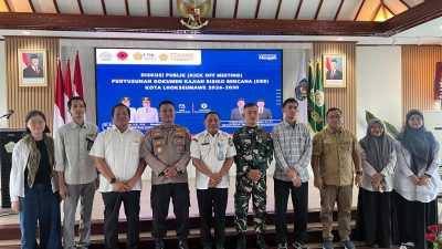 Kabag Ops Hadiri Kick Off Meeting Kajian Risiko Bencana Kota Lhokseumawe