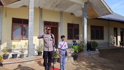 Kapolsek Kuta Makmur Pimpin Upacara HUT ke-81 RI di MAS Kuta Makmur