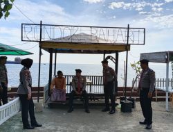 Personel Pamobvit Polres Lhokseumawe Intensifkan Pengamanan Pantai