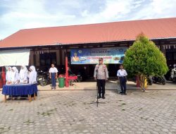 Kapolsek Sawang Jadi Pembina Upacara, Ajak Pelajar Jauhi Narkoba dan Kenakalan Remaja