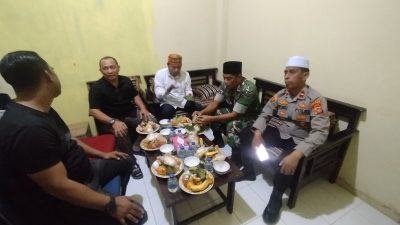Kapolsek Muara Dua Bersama Muspika Hadiri Khanduri Maulid di Enam Gampong