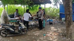 Sat Pol Airud Sambangi Warga Pesisir di PPI Pusong, Sampaikan Pesan Kamtibmas