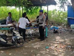 Sat Pol Airud Sambangi Warga Pesisir di PPI Pusong, Sampaikan Pesan Kamtibmas