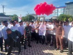 Wakapolres Lhokseumawe Hadiri Deklarasi Damai Pemilihan Keuchik Serentak Tahap II