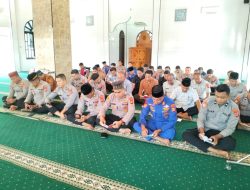 Polres Lhokseumawe Ikuti Binrohtal Virtual, Perkuat Mental dan Integritas Personel