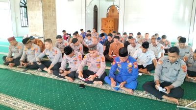 Polres Lhokseumawe Ikuti Binrohtal Virtual, Perkuat Mental dan Integritas Personel