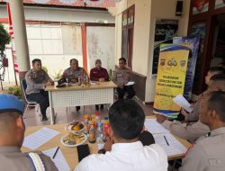 Wakapolres Lhokseumawe Kompol Wahyudi Sambangi Polsek, Berikan Konseling dan Penguatan kepada Personel
