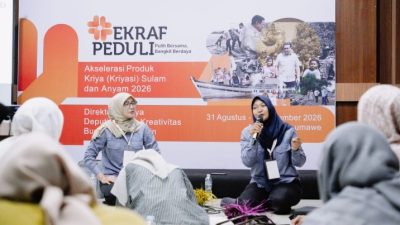 Pascabencana, 52 Perajin Sulam dan Anyam Aceh Kembali Berkarya di Lhokseumawe