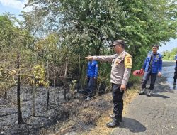 Polisi Gerak Cepat Tangani Kebakaran Lahan, Cegah Karhutla Meluas di Lhokseumawe