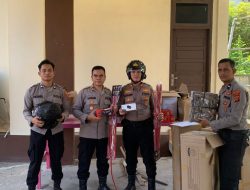 Dukung Tugas Harkamtibmas, Polres Lhokseumawe Terima dan Salurkan Kaporlap dari Korsabhara Baharkam Polri