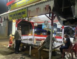 Patroli Malam, Polsek Banda Sakti Antisipasi Gangguan Kamtibmas di Sejumlah Lokasi
