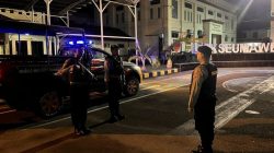 Patroli Perintis Presisi Sat Samapta Polres Lhokseumawe Hadir Jaga Keamanan Warga di Malam Hari