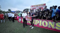 Kapolres Lhokseumawe Hadiri Penutupan Turnamen U-18 Piala Ketua KONI Aceh, Dorong Pembinaan Talenta Muda