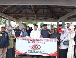 Kapolres Lhokseumawe Hadiri Penanaman Pohon di Komplek Makam Sultanah Nahrasyiyah