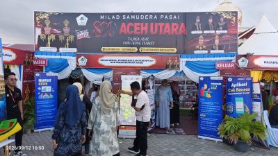Tak Hanya Undian Berhadiah, Dinsos Aceh Utara Buka Layanan Cek Desil di Milad Samudera Pasai
