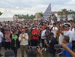 Ribuan Warga Tumpah Ruah, Jalan Santai Warnai Penutupan Milad ke-800 Samudera Pasai