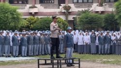 Polisi Sampaikan Pesan Kamtibmas kepada Pelajar SMA Negeri 1 Lhokseumawe