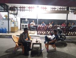 Patroli Malam, Polsek Muara Satu Sambangi Kompleks PT PAG Antisipasi Guantibmas