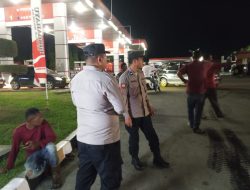 Patroli Malam, Polsek Samudera Sasar Titik Rawan dan Lokasi Berkumpulnya Pemuda