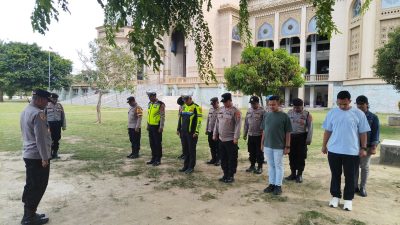 Kapolsek Banda Sakti Pimpin Apel Pengamanan TJSL Fest 2026, Personel Diminta Waspadai Gangguan Kamtibmas