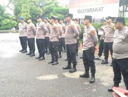 Dari Mapolsek ke TPS, Kapolsek Banda Sakti Pastikan Personel Siap Amankan Pilchiksung