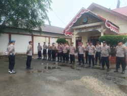 Kapolsek Blang Mangat Ingatkan Personel Fokus Amankan Jalannya Pilchiksung