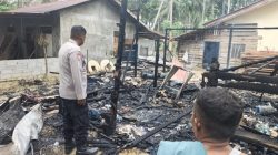 Polisi Gerak Cepat Amankan Lokasi Kebakaran Warung di Ujong Pacu