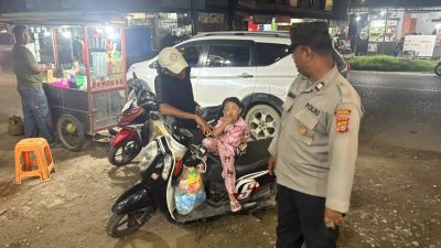 Patroli Malam, Polsek Blang Mangat Sasar Lokasi Rawan Guantibmas