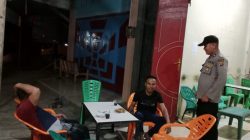 Polsek Nisam Patroli Malam, Ingatkan Warga Cegah Karhutla